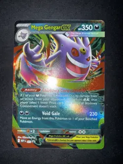 Pokemon TCG Mega Gengar EX 073 Black Star Promo Mega Moonlit Tin - Image 1