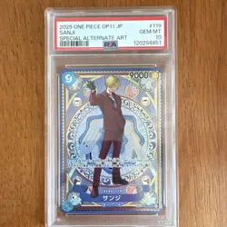 One Piece CCG OP11 Sanji #119 Special Alternate Art Japanese 2025 PSA 10 - Image 3