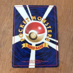 Old Back Pokemon Card Giovanni’s Meowth Persian Machamp Vintage Lot of 3 - Image 4