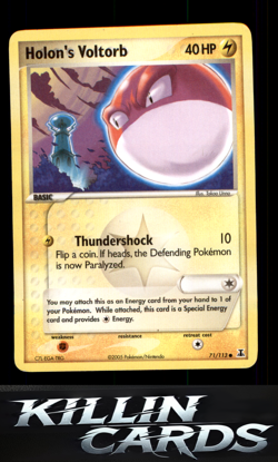 Holon's Voltorb 71/113 Pokemon Common Delta Species Card LP - Image 1