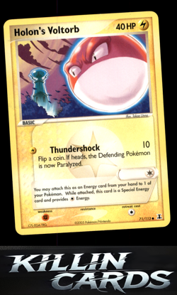 Holon's Voltorb 71/113 Pokemon Common Delta Species Card LP - Image 1