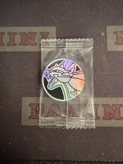 POKEMON CARD OFFICIAL COIN Raging Bolt prizm Chinese LIMITTED - Image 1