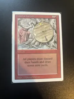 MtG Wheel of Fortune 3rd Edition Revised Magic the Gathering Card Reserved List - Image 1