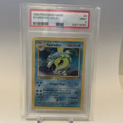 1999 POKEMON GAME #6 GYARADOS-HOLO PSA 9 - Image 1