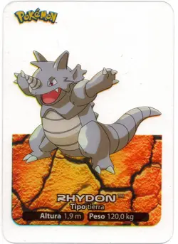 RHYDON #112 LAMINCARD COLECCION POKEMON LAMINCARDS 2005 EDIBAS (USADA) - Image 1