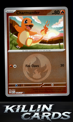 Reverse Holofoil Charmander (Energy Symbol Pattern) 020/217 Pokemon Common ME: A - Image 1