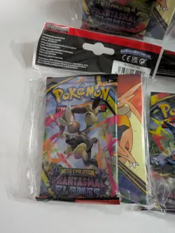 5-pk Pokemon Phantasmal Flames Booster Pack with Mini Portfolio Sealed - Image 3