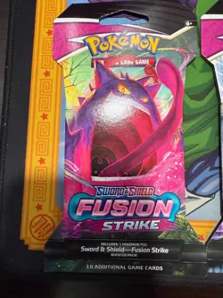Pokemon TCG Fusion Strike Sleeved Factory Sealed Pack - Image 1