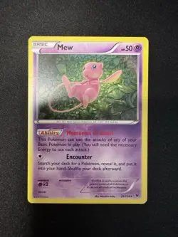 Pokemon TCG Fates Collide Holo Rare Mew 29/124 - Image 1