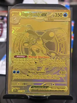 Mega Greninja EX Gold Holo Ultra Rare EX CRLEN 122/36 English 2026 - Image 1