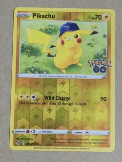 Pikachu 028/078 Pokemon GO Reverse Holo - Image 1