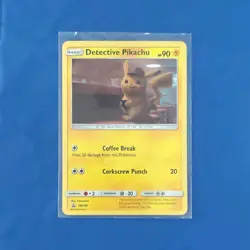 Pokemon Detective Pikachu Promo Holo SM SM190 Basic 90 HP 2019 - Image 1