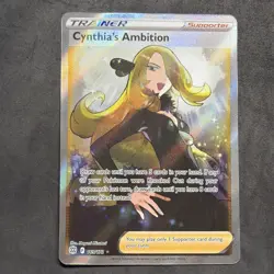 Pokemon Cynthia's Ambition (Full Art) 169/172 Swsh09: Brilliant Stars Holo NM - Image 1