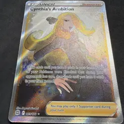 Pokemon Cynthia's Ambition (Full Art) 169/172 Swsh09: Brilliant Stars Holo NM - Image 2