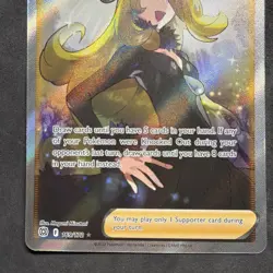 Pokemon Cynthia's Ambition (Full Art) 169/172 Swsh09: Brilliant Stars Holo NM - Image 4