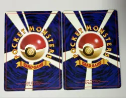 Old Back Pokemon Card Drowzee Hypno Vintage Holo Set - Image 2