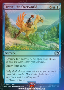 MTG Final Fantasy - Travel The Overworld (0082) Common (Foi) - Image 1