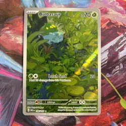 Bulbasaur 166/165 Illustration Rare 151 Pokemon Near Mint - Image 1