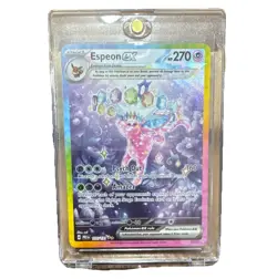 Pokemon Espeon ex 155/131 SV Prismatic Evolutions SIR Full Art Holo 270 HP EN - Image 1