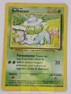 Bulbasaur ® Set Base 44/102 ® Comune ® Pokemon ® Italiano ® Good- - Image 1