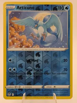 Articuno 036/195 Holo Rare Silver Tempest Pokemon Reverse Holo Lightly Played - Image 1