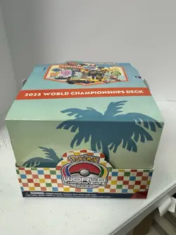 Pokemon 2025 World Championships Deck Display BOX EMPTY - Image 1
