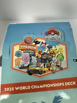 Pokemon 2025 World Championships Deck Display BOX EMPTY - Image 3