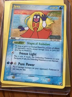 The Pokemon Company Jynx 28/115 Rare Reverse Holo Unseen Forces English 70 HP - Image 1