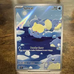 Spheal 199/191 SV08: Surging Sparks Illustration Rare Holo NM Pokemon TCG - Image 1