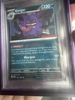 Pokemon Gengar 050/088 GameStop Promo Exclusive Cosmos Holo PSA 10, Metal slab - Image 5
