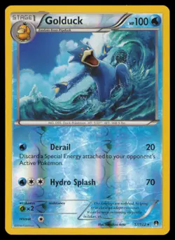 Golduck 17/122 Rare BREAKpoint Pokemon Reverse Holo Near Mint - Image 1