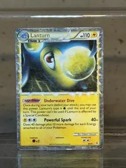 Lanturn Prime 86/95 Pokemon Holo HGSS Unleashed HP - Image 1