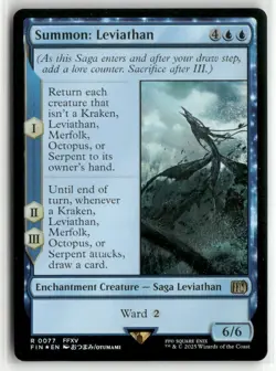 Summon: Leviathan FOIL - FINAL FANTASY MTG NM - Image 1
