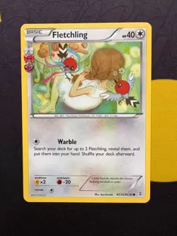 Fletchling RC25/RC32 common Generations Radiant Collection Pokemon Near Mint - Image 1
