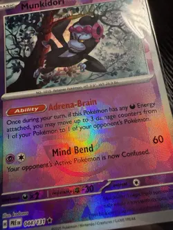 Munkidori Master Ball Holo 044/131 - Pokemon Prismatic Evolutions - Image 2
