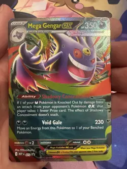 Pokemon TCG Mega Gengar EX 073 Black Star Promo Mega Moonlit Tin - Image 1