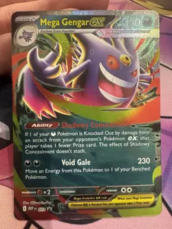 Pokemon TCG Mega Gengar EX 073 Black Star Promo Mega Moonlit Tin - Image 2