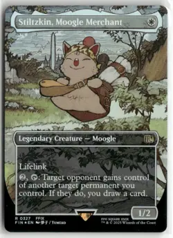 Stiltzkin, Moogle Merchant Borderless FOIL - FINAL FANTASY MTG NM - Image 1