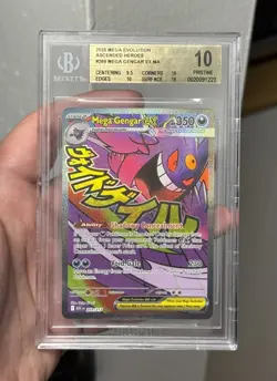 2026 POKEMON ENGLISH ASCENDED HEROES MEGA GENGAR EX #269 MEGA ATTACK RARE BGS 10 - Image 1