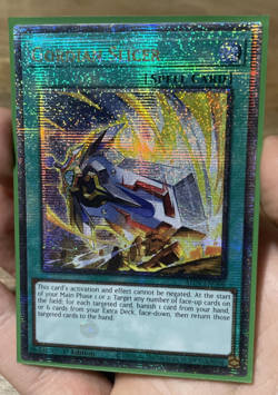 Yugioh! Gordian Slicer ALIN-EN066 Quarter Century Secret Rare Foil 1st Ed NM - Image 1
