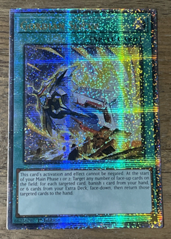 Yugioh! Gordian Slicer ALIN-EN066 Quarter Century Secret Rare Foil 1st Ed NM - Image 2