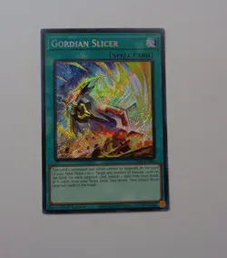 Gordian Slicer ALIN-EN066 (Secret Rare, 1st Edition, Lightly Played / LP) - Image 1