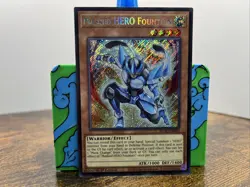 Masked HERO Fountain 1st Edition Secret Rare BLGG-EN029 Yu-Gi-Oh! - Image 2