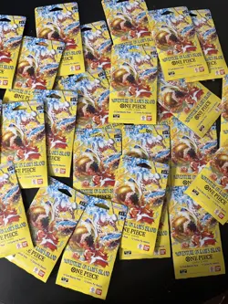One Piece TCG OP15-EB04-Sleeved Booster Packs (Lot Of 128) *IN HAND SHIPS FAST* - Image 1