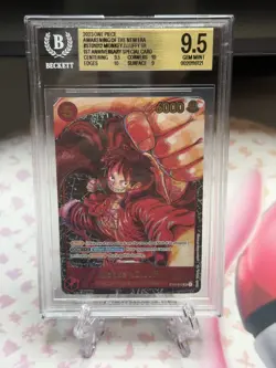 Monkey D. Luffy ST01-012 1st Anniversary Special BGS 9.5 One Piece - Image 3