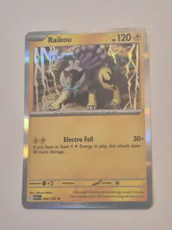 Raikou 48/132 Holo 1st Edition Mega Evolution Pokemon Card Near Mint - Image 1