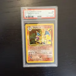 Pokemon TCG Charizard Base Set 2 Holo Unlimited Rare Card PSA 6 - Image 1