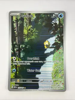 Pokemon TCG Psyduck Scarlet Violet-151 Holo Illustration Card 175/165 NM - Image 1