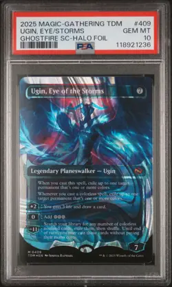 2025 MTG TARKIR: DRAGONSTORM #409 UGIN, EYE OF THE STORMS PSA 10 - Image 1