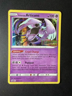 NM Galarian Articuno Prerelease SWSH123 Sword & Shield Promo Pokemon Card - Image 1